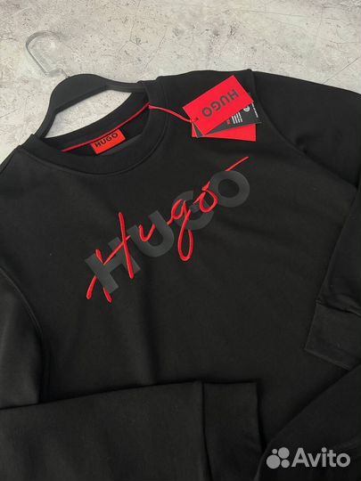 Свитшот Hugo Boss черный люкс мужской