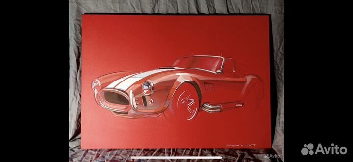 Картины автомобилей на заказ