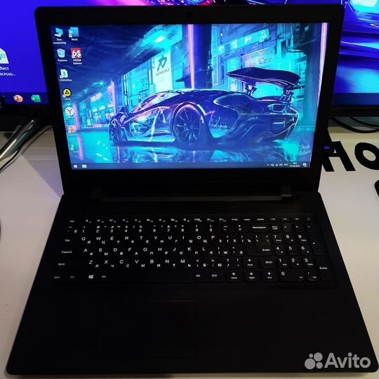 Шустрый Lenovo 15.6 SSD+HDD RAM 4 GB