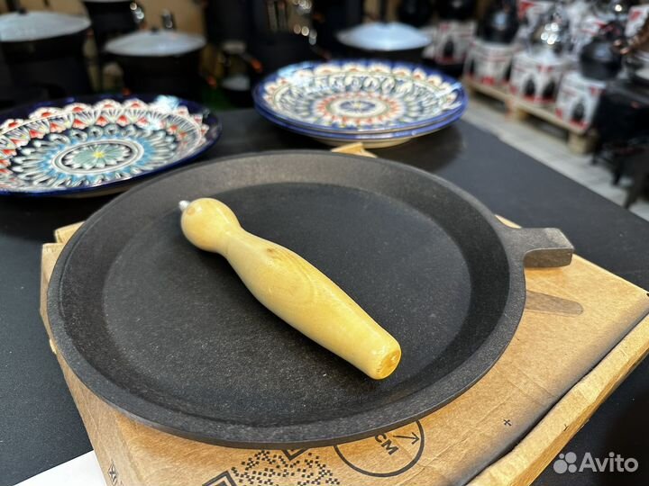 Сковорода блинная чугун