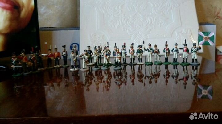 Коллекционные оловянные миниатюры солдат