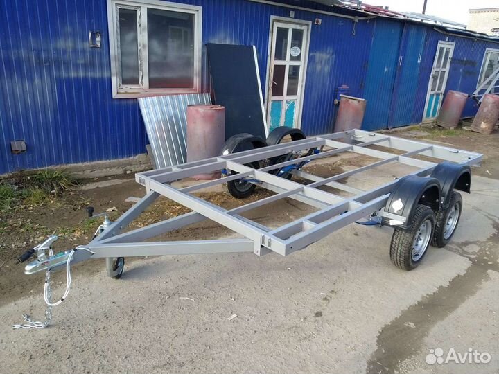 Прицеп легковой двухосный 3.7*1.8 площадка от пфс