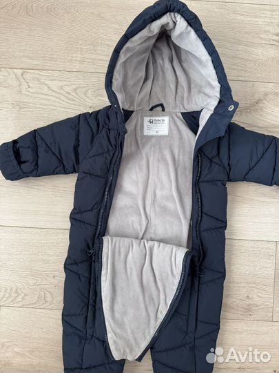 Комбинезон демисезонный baby go 80 синий