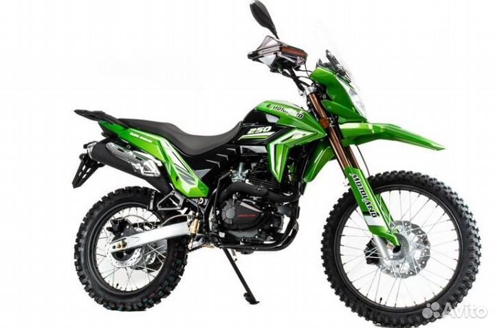 Мотоцикл motoland GL250 enduro(XL250-В) зеленый