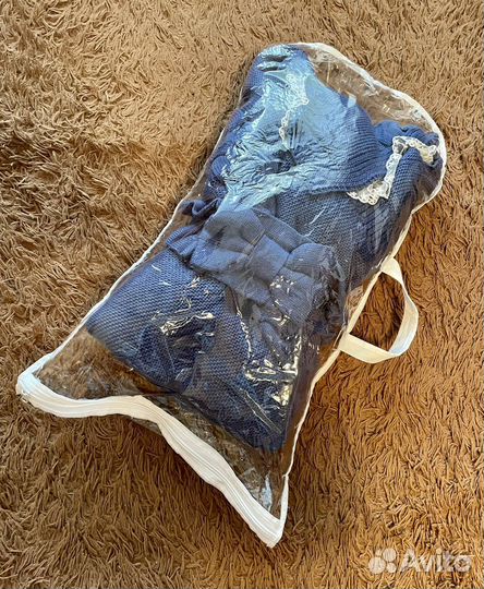 Комплект для выписки, вязанный для мальчика