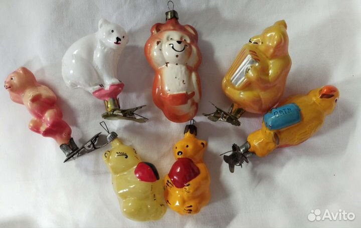 Елочные игрушки СССР