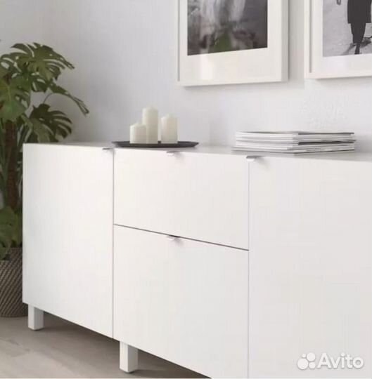 Ручка мебельная IKEA billsbro 40 мм 2 шт нерж. ста