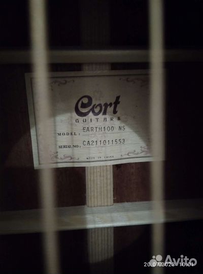 Акустическая гитара cort earth100ns