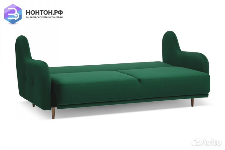 Диван книжка Глосс изумрудный