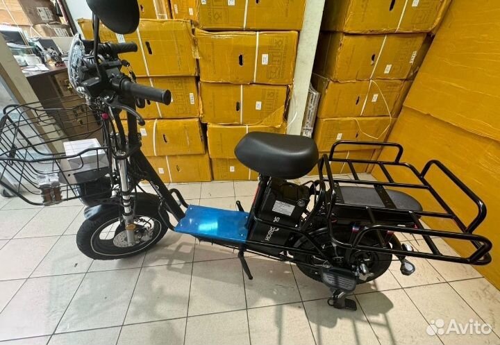 Электровелосипед монстр колхозник для доставки