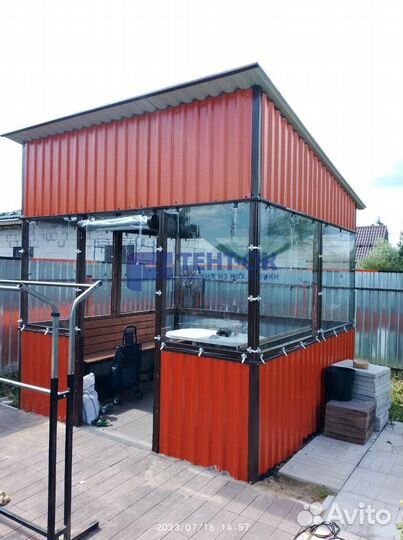 Мягкие окна для террас