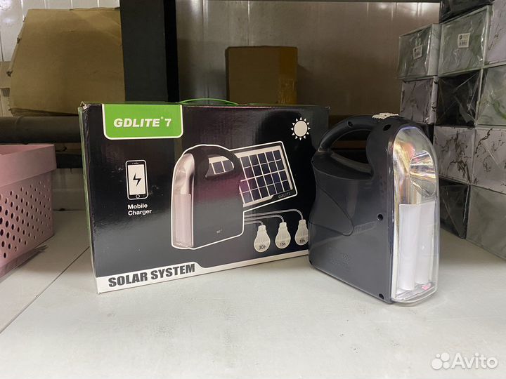 Автономная солнечная система освещения / фонарь