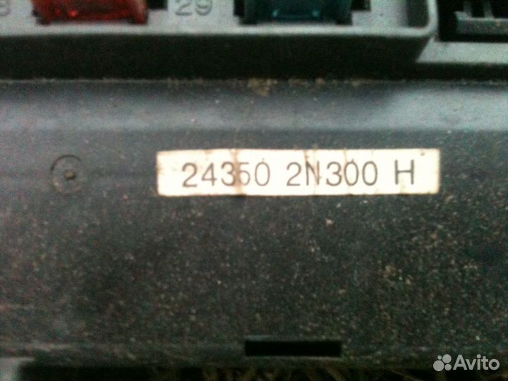 Ниссан Альмера н15 1998г. Блок предохранителей