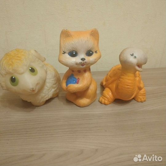Резиновые игрушки СССР
