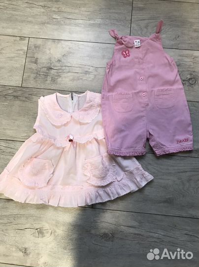 Вещи пакетом на девочку от 3 мес до 1 года