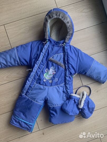 Комбинезон демисезонный зимний 62 68 74 80