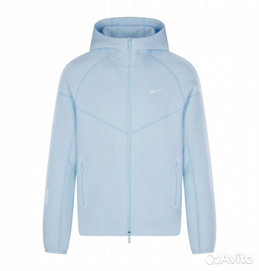 Nike tech fleece nocta голубая