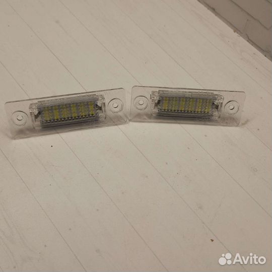 LED подсветка гос номера VW Skoda