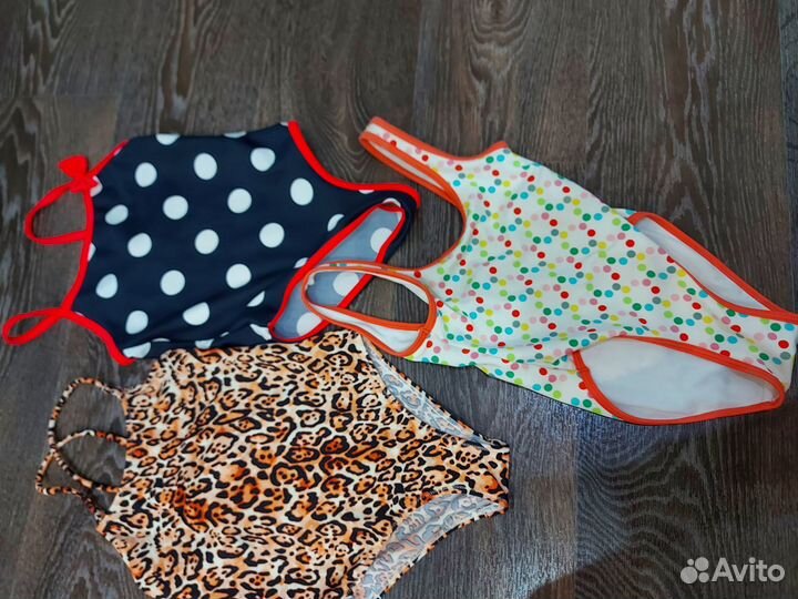 Купальники очки шапочки шлепки для бассейна 74-92