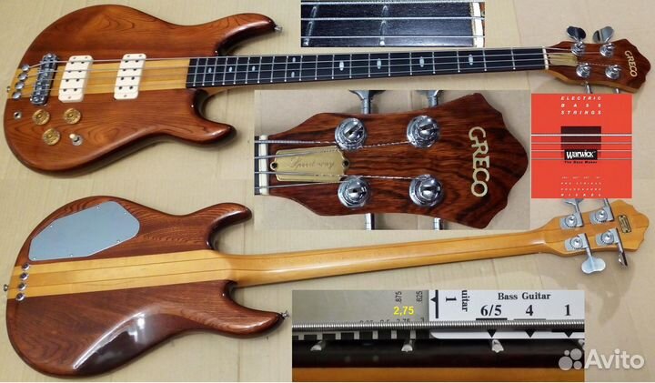 Супер басы Aria Pro, Greco GOB, EB и др 70-80х