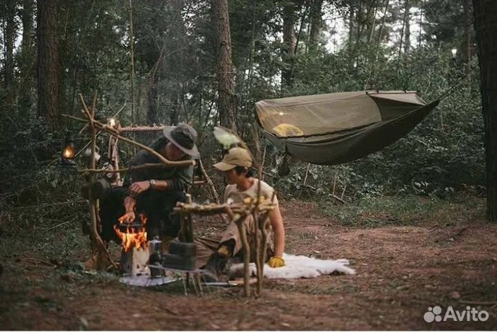 Гамак Naturehike без планок, с москитной сеткой