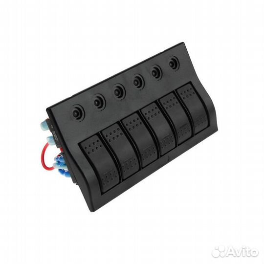 Панель бортового питания 6 переключателей,автоматы