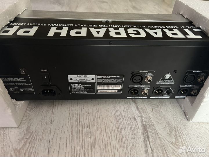 Behringer Ultragraph Fbq-Pro Fbq 6200