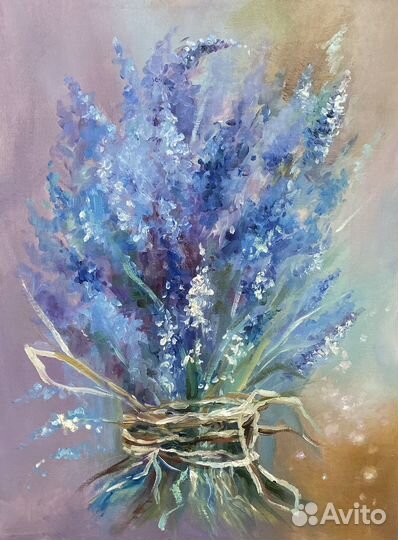 Картина маслом цветы