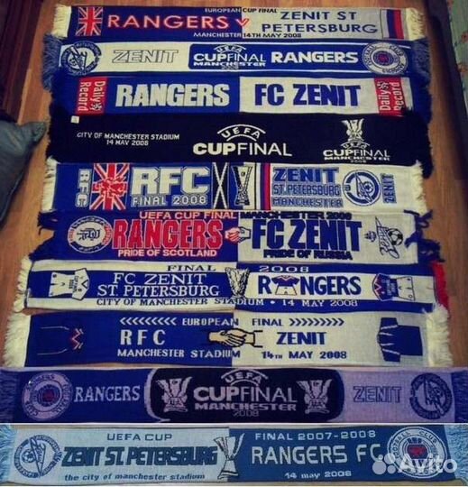 Матчевые шарфы фк Зенит Санкт-Петербург