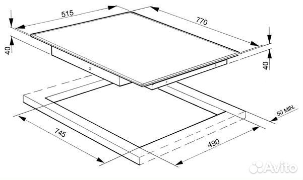 Варочная панель Smeg SE2772TC2