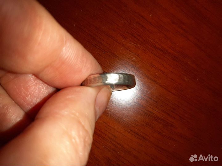 Кольцо серебро