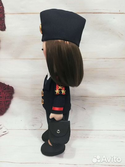 Текстильные куклы военные