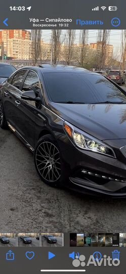 Hyundai Sonata 2.4 AT, 2015, 80 000 км