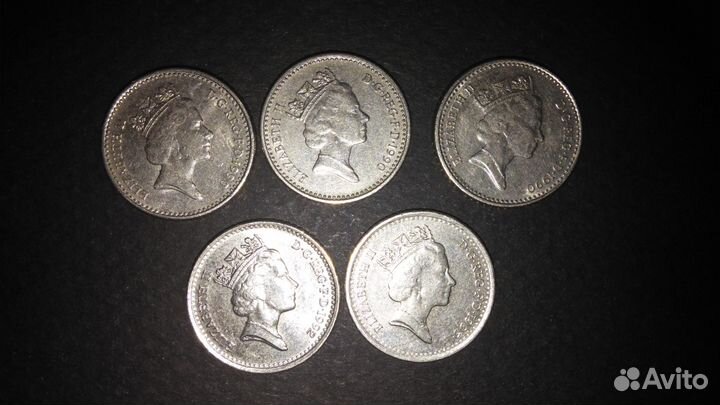 Монеты Великобритании пенни и пенсы