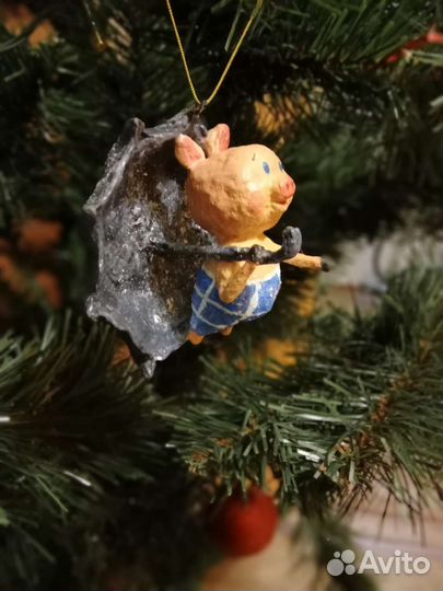 Новогодние ёлочные игрушки, ручная работа