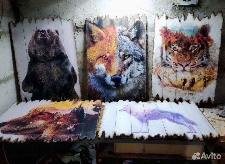 Картины из дерева