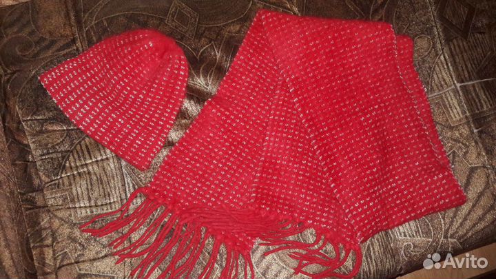 Шапка, шарф Комплект Новый