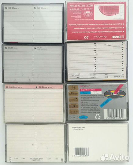 Аудиокассеты basf,tdk,phillips,lazer,raks,rones