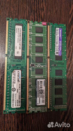 Оперативная память 16 GB DDR3