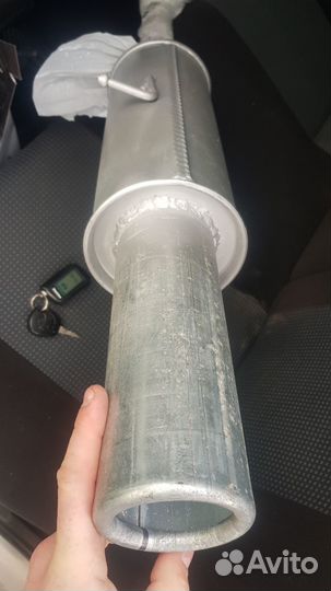 Глушитель для Лада 2170 Priora основной прямоточны