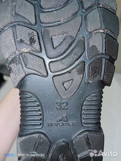 Сапоги зимние нордман размер 32