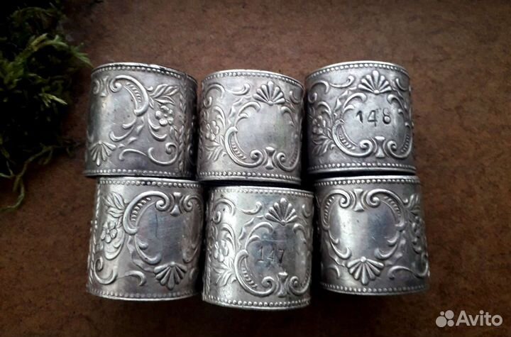 Кольца для салфеток мельхиор