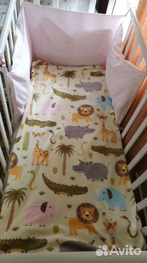 Бортики в детскую кроватку