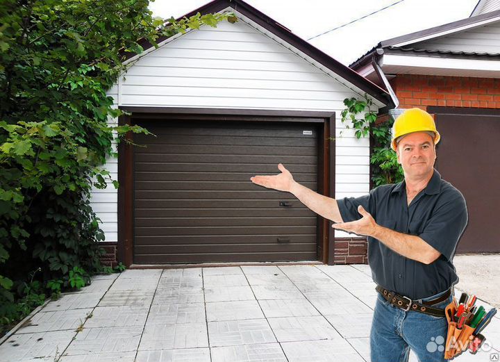 Ворота Секционные Автоматические рал 5005 2,1 x 1