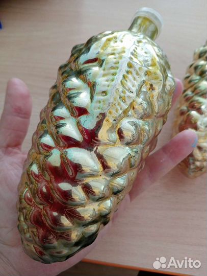 Елочная игрушка СССР, шишка кремлёвская большая