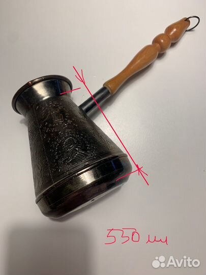 Турка для кофе медная