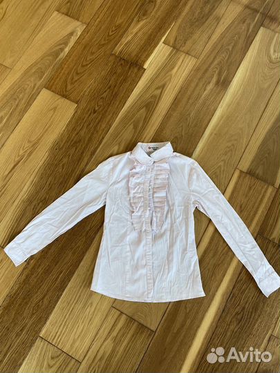 Рубашка блузка для девочки Button Blue 146