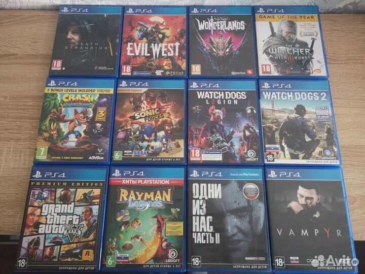 Игры для приставок ps4