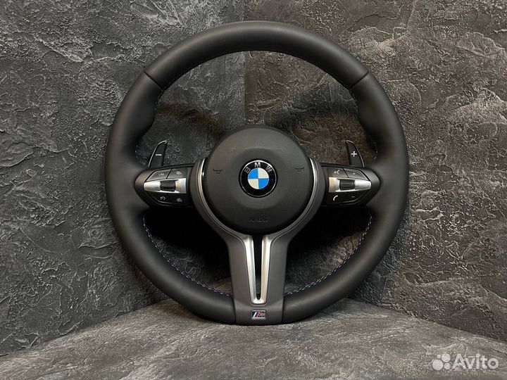 Рули BMW F серии. Строчка, подогрев, карбон Арт М152007600