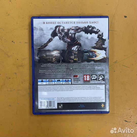 Диск на PS4 GOD OF WAR